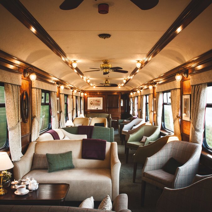 Salon Wagen Royal Scotsman | © Belmond Salon Wagen Royal Scotsman
| © Belmond